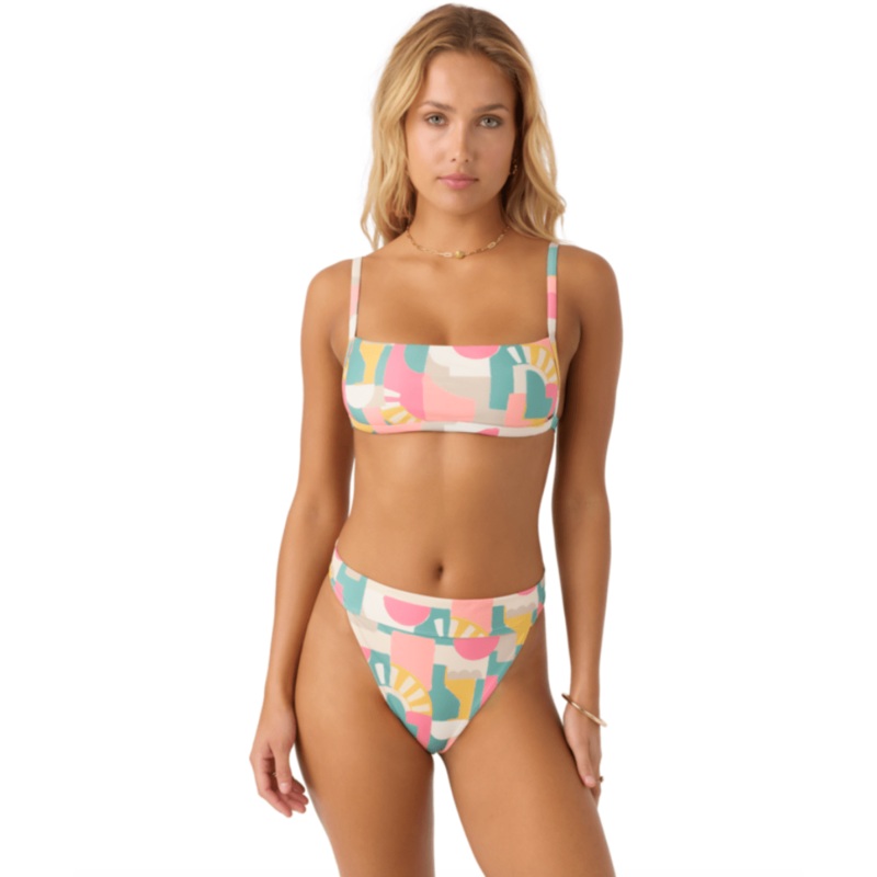O’Neill Lisbon Geo Paloma Bikini Top in Multicolor
