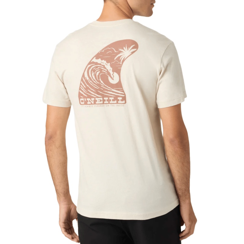 O’Neill Skeg Tee in Light Khaki