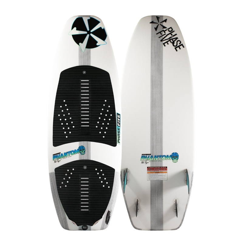 Phase 5 Phantom Wakesurf Board 2024 – Black Pads