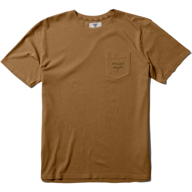 Vissla Lei’d Back Pocket Tee in Rubber