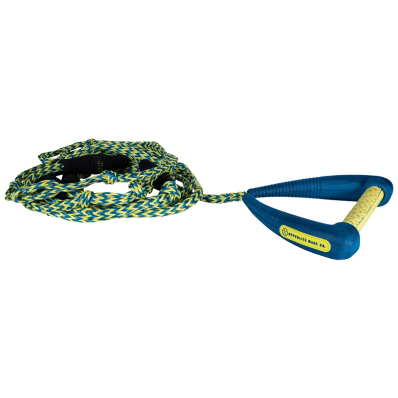 Hyperlite Pro 25′ Surf Rope in Blue / Yellow
