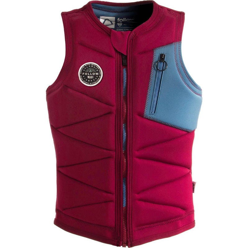 Follow Atlantis Ladies Comp Wake Vest in Burgundy