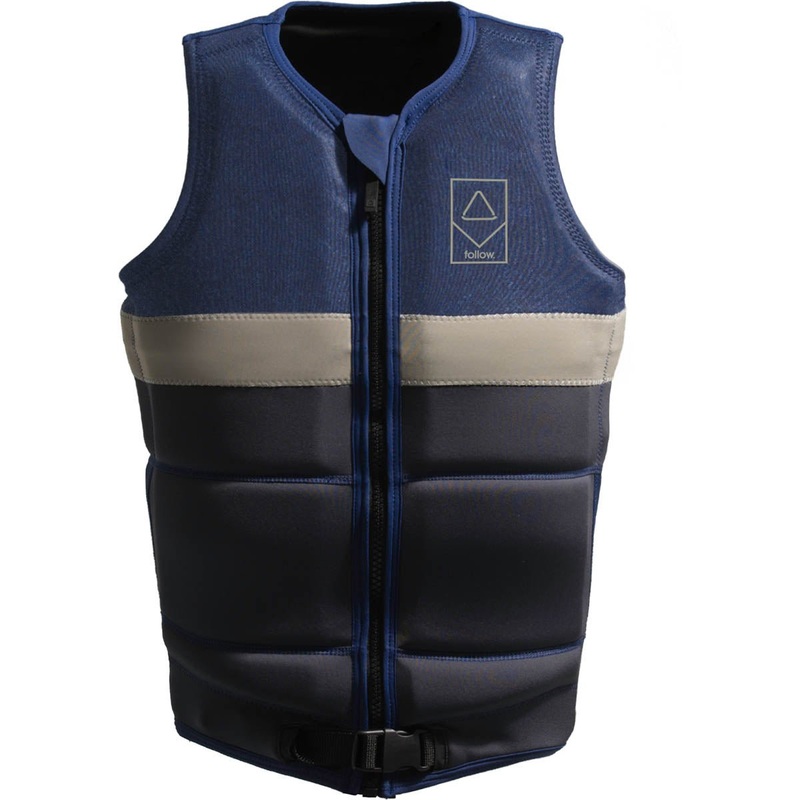 Follow Beacon Comp Wake Vest in Denim