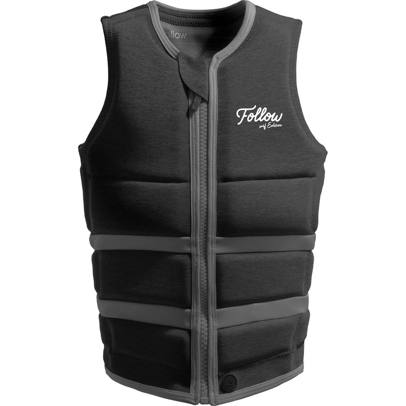 Follow Surf Edition Ladies Comp Wake Vest in Charcoal