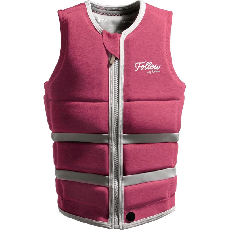 Follow Surf Edition Ladies Comp Wake Vest in Pink