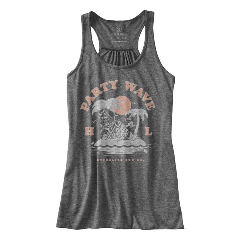 Hyperlite Women’s Party Wave Tank in Grey