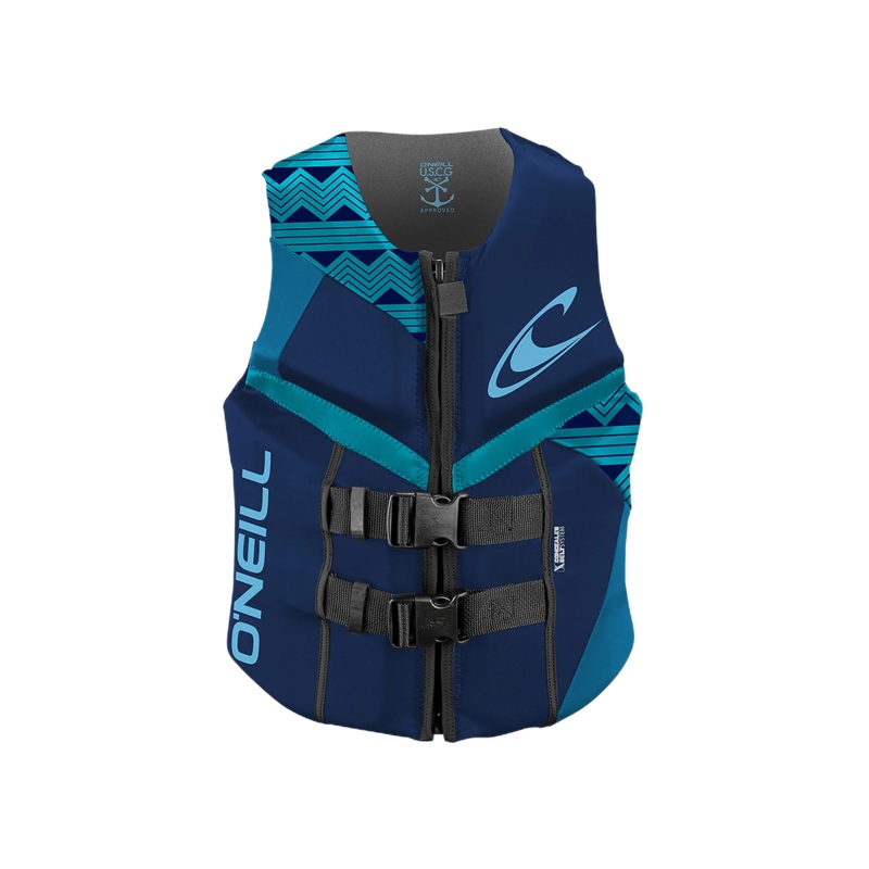 O’Neill Life Vest 2021 Women’s Reactor USCG Navy/Turquoise