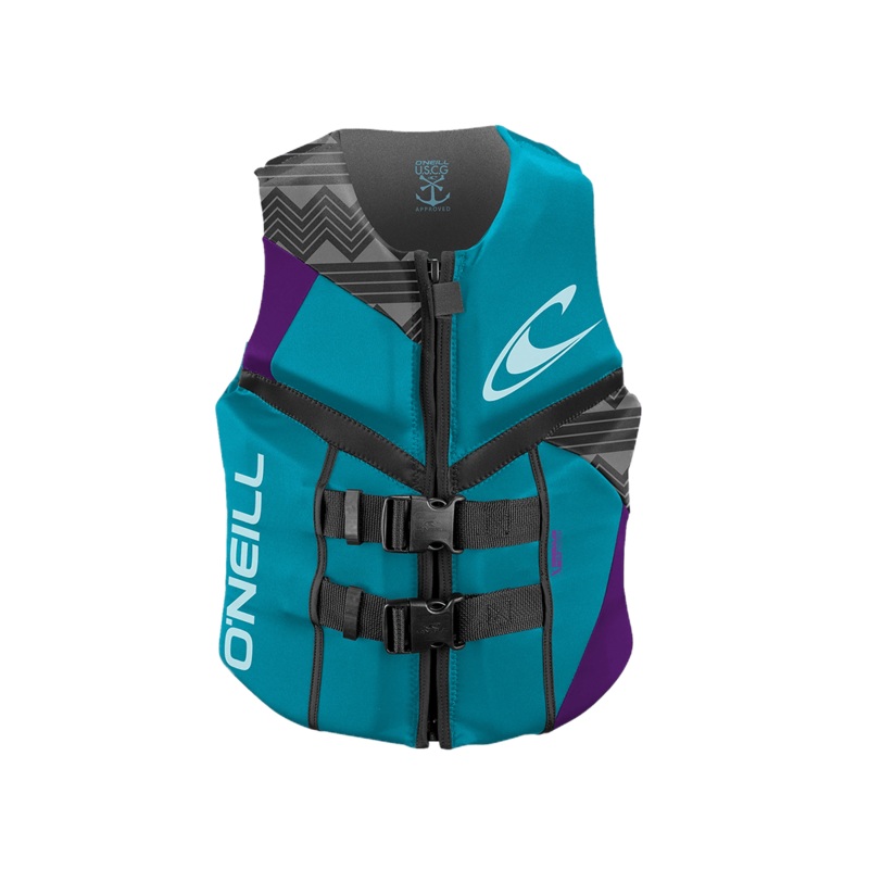O’Neill Life Vest 2021 Women’s Reactor USCG Turquoise/Grape