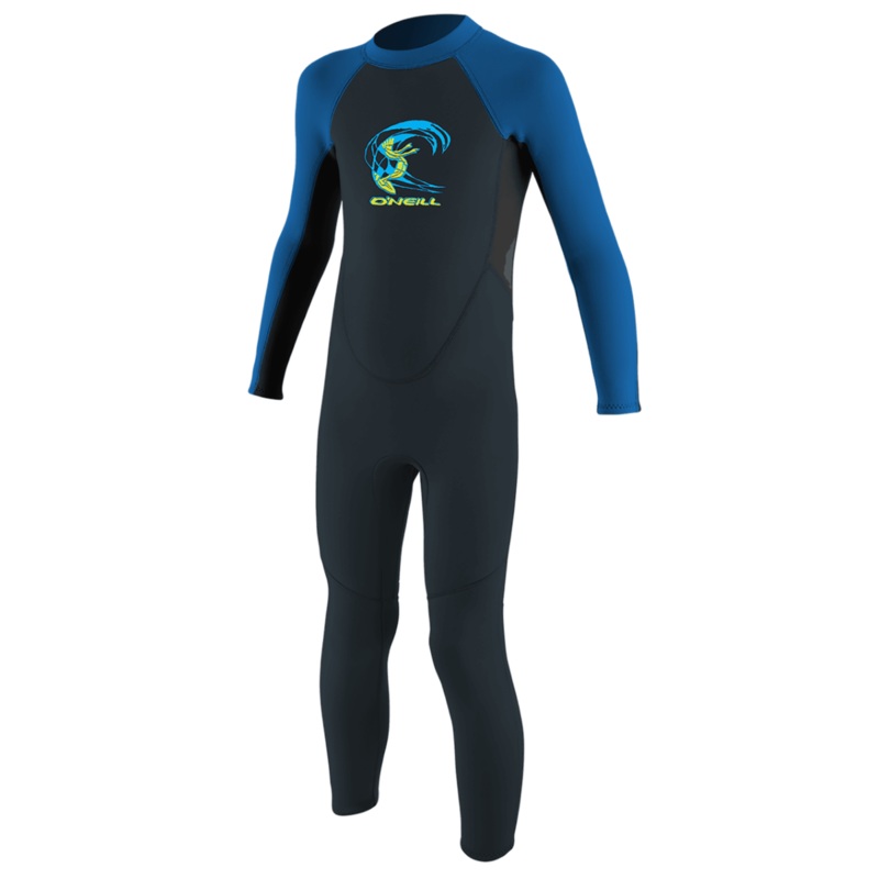 O’Neill Toddler Reactor-2 2mm BZ Full Wetsuit in Slate/Black/Ocean
