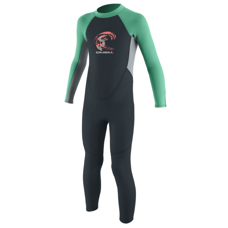 O’Neill Toddler Reactor-2 2mm BZ Full Wetsuit in Slate/Cool Grey/Seaglass