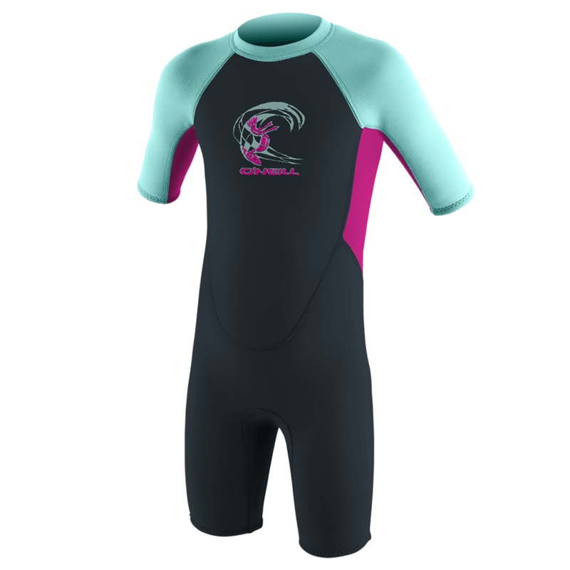 O’Neill Toddler Reactor-2 2mm BZ Spring Wetsuit in Slate/Berry/Seaglass