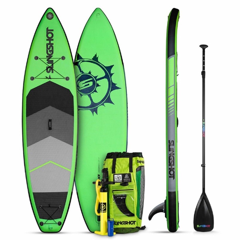 Slingshot Crossbreed Airtech 11′ SUP Package Green