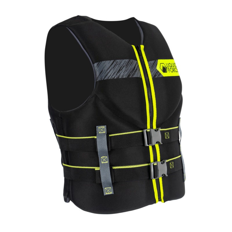 Liquid Force Classic Hinge Men’s CGA Life Jacket in Black/Green