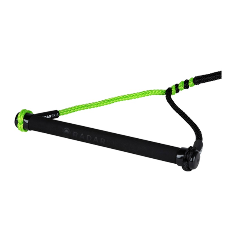 Radar Custom 13 in. Handle 0.940 in. Diam. Ski Handle in Black / Volt Green
