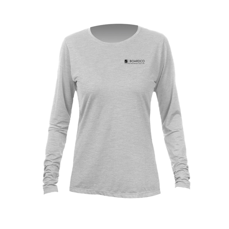 Anetik BoardCo Flight Tech Long Sleeve in Alloy Heathered