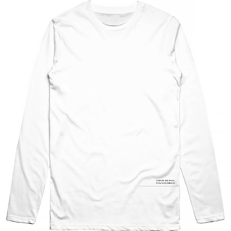 Follow Men’s Tuck L/S Tee in White