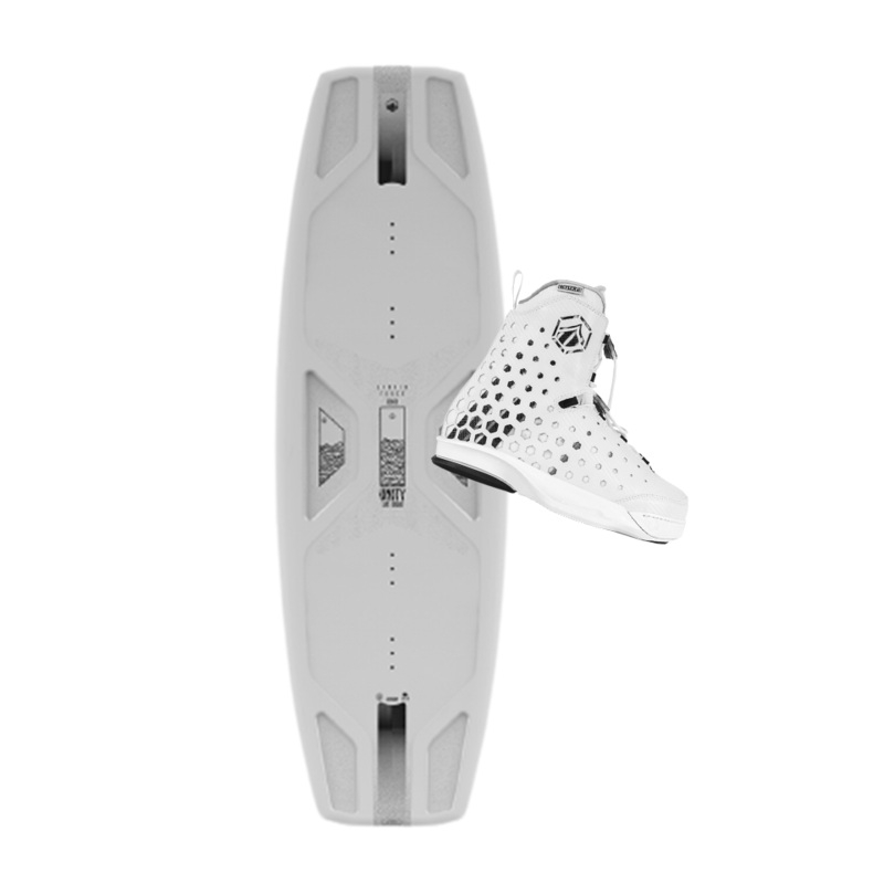 Liquid Force Unity Aero / Aero 6X White Wakeboard Package 2022