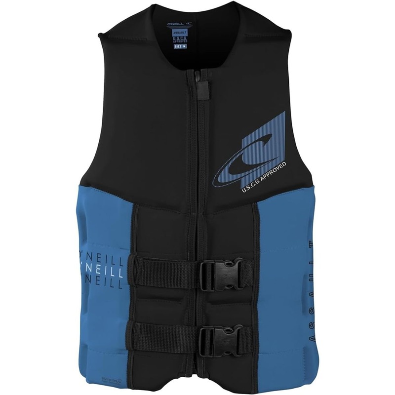 O’Neill Assault CGA Life Jacket in Black/Riviera