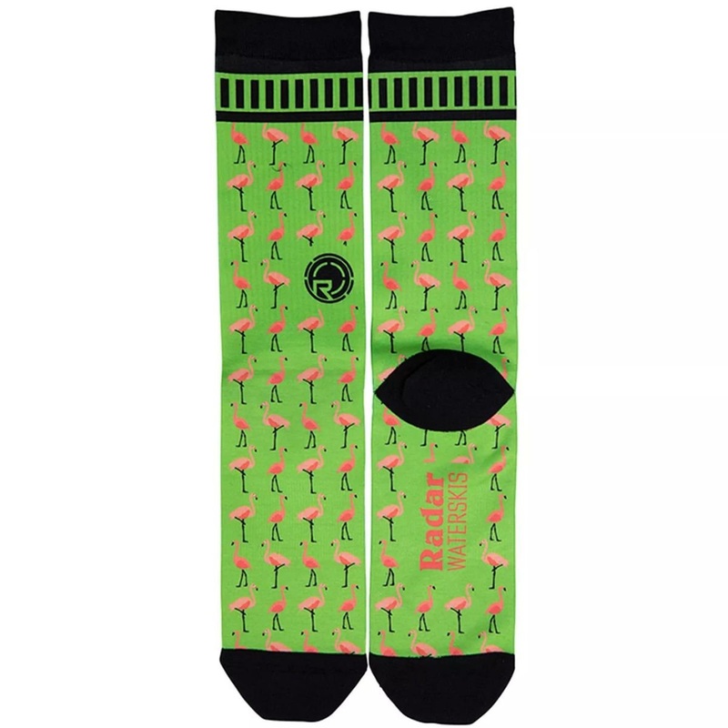Radar Crew Socks in Flamingo Gang