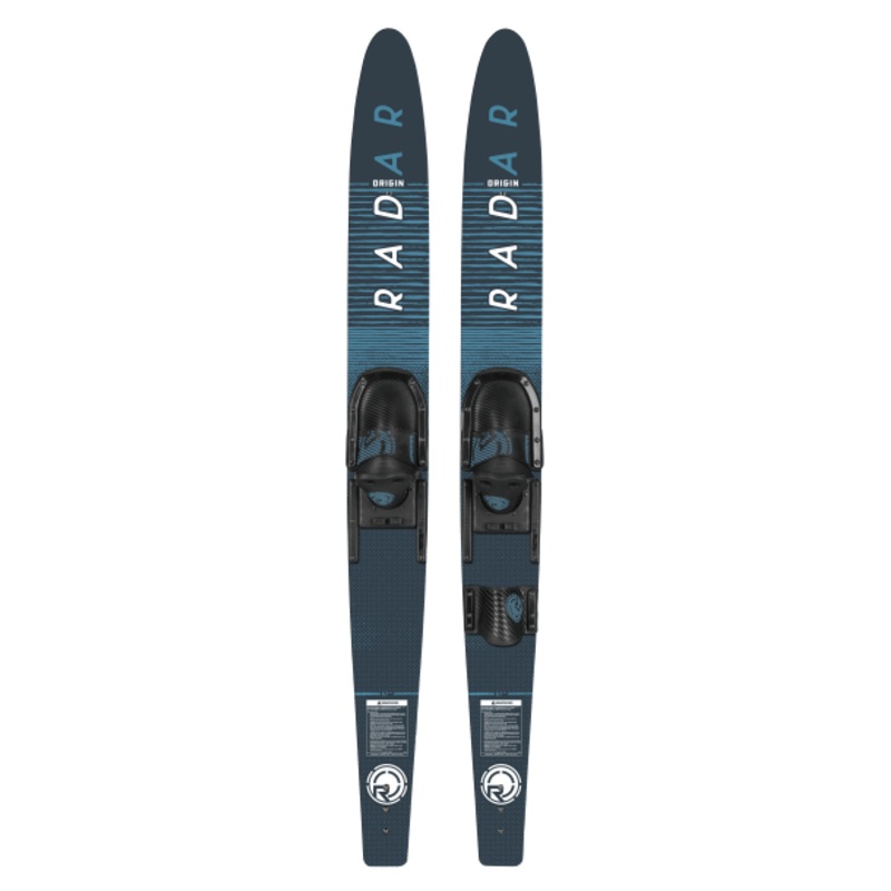 Radar Origin Combo Water Skis w/ Adj Horseshoe Bindings 2025