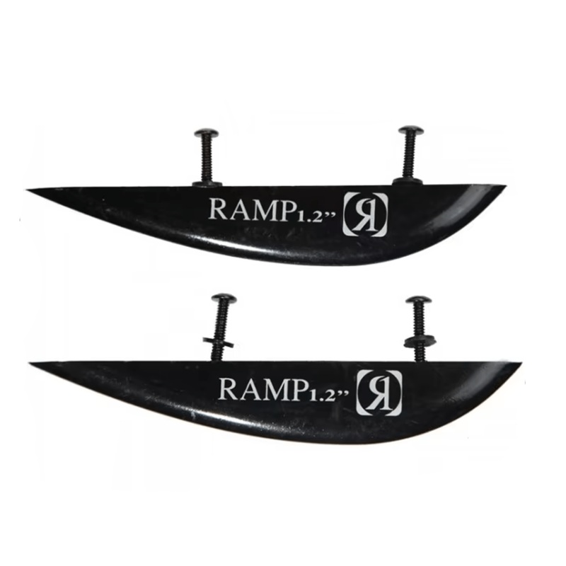 Ronix 1.2″ Ramp Fiberglass Wakeboard Fins Black (2 Pack)