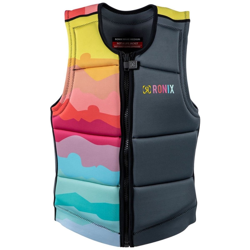 Ronix Coral Women’s Comp Wake Vest in Rainbow Hills