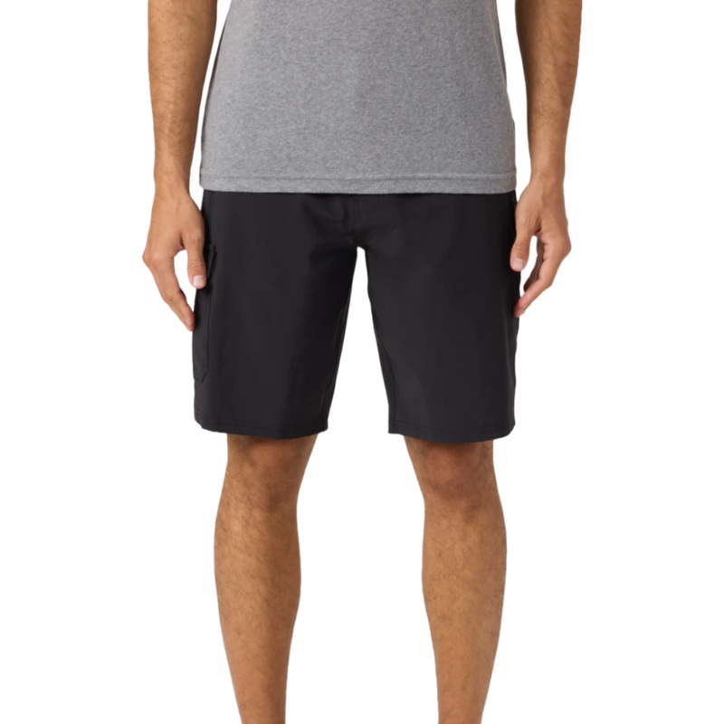 O’Neill TRVLR Cargo 20″ Hybrid Shorts in Black