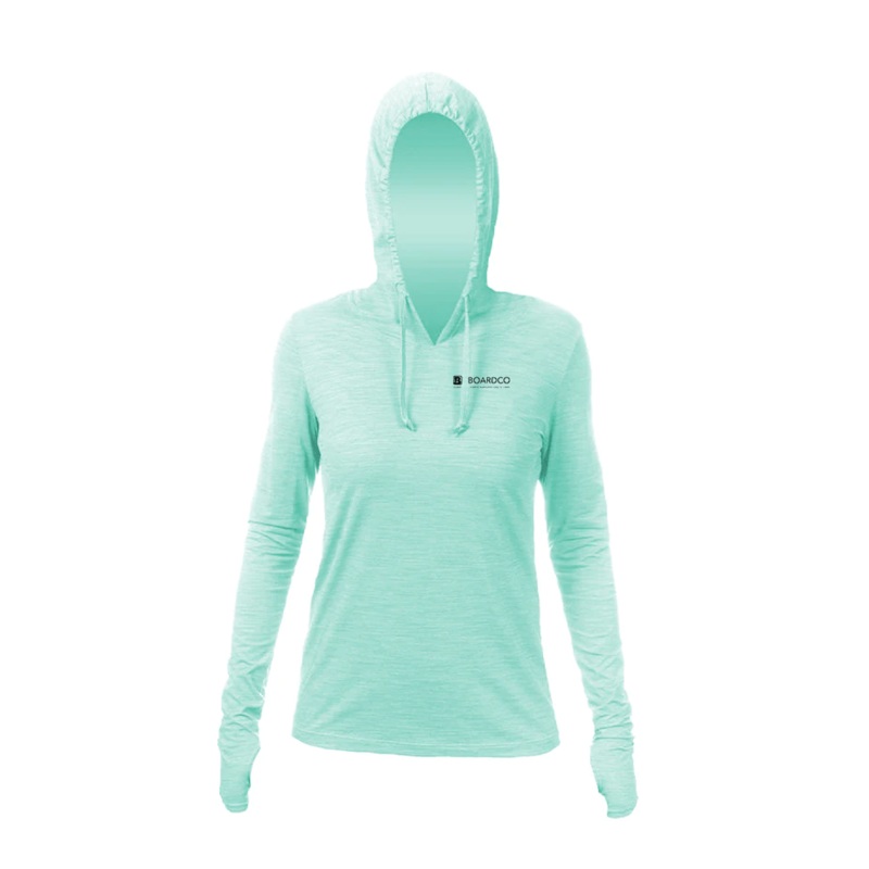 Anetik BoardCo Breeze Tech Hoody in Seafoam Heathered