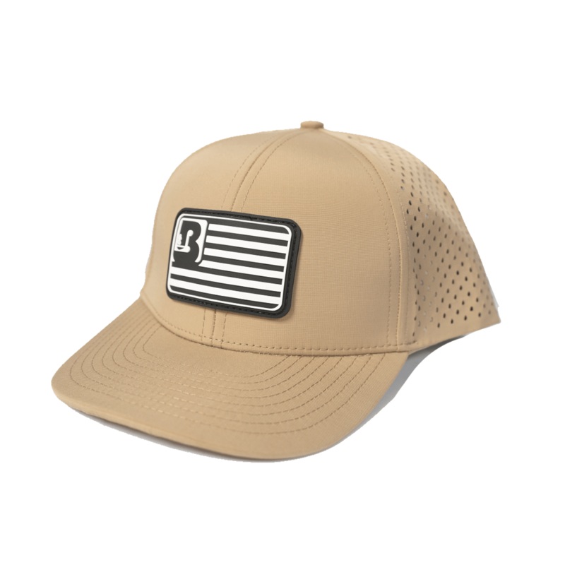 BoardCo Apache Hat Tan with Flag Patch