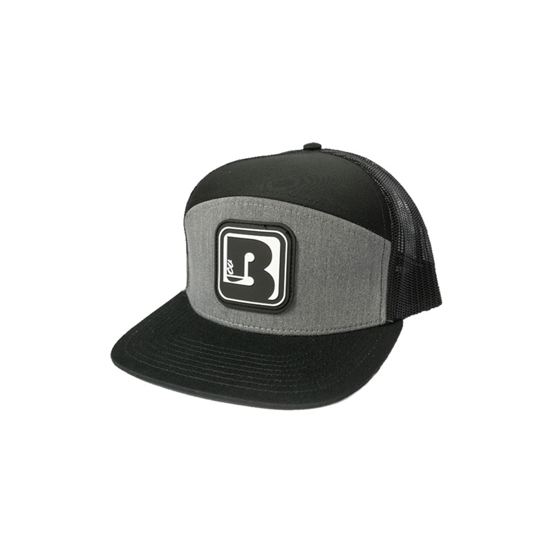 BoardCo Cobra Hat Grey/Black with B Patch