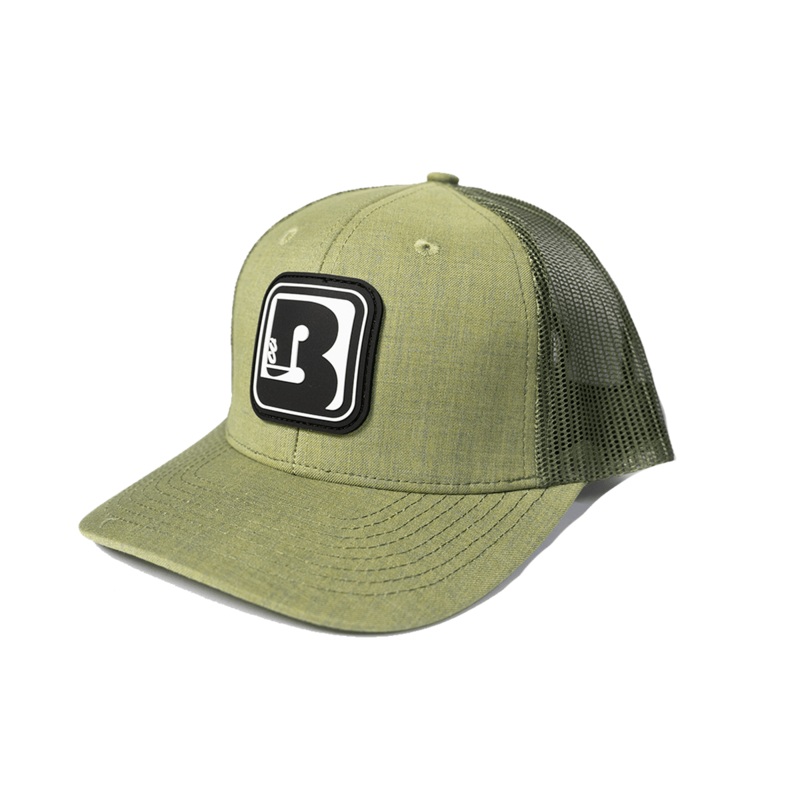 BoardCo Warrior Hat Olive with B Patch