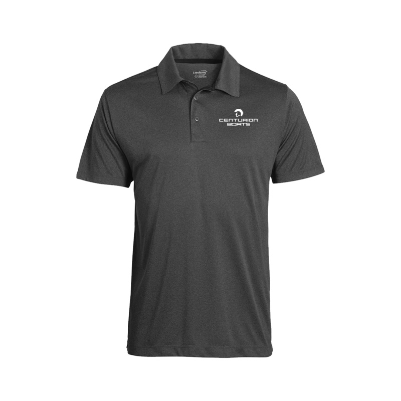 Centurion Vertex Polo in Heather Black