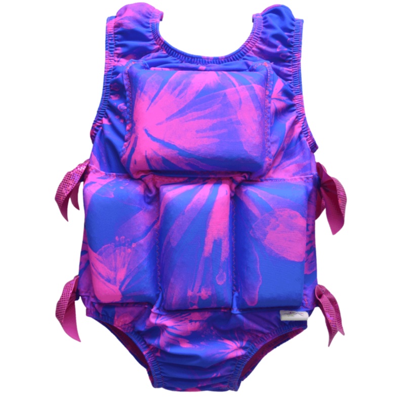 My Pool Pal Girl’s Flotation Swimsuit Floral Exposure