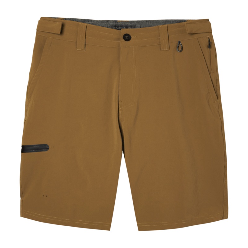 O’Neill TRVLR Expedition Hybrid Shorts in Dark Khaki