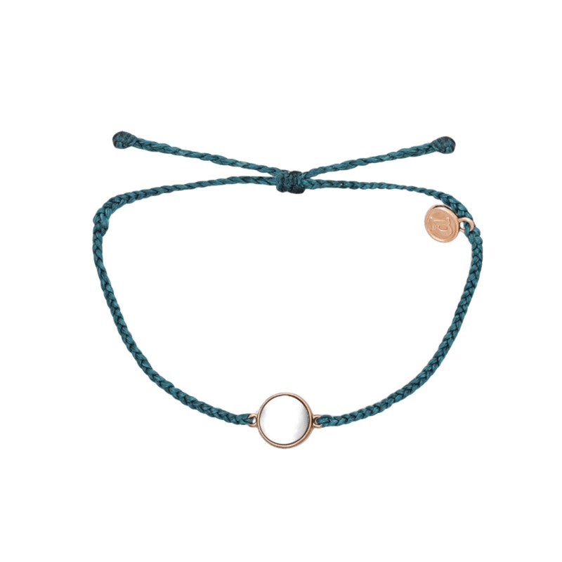 Pura Vida Mother of Pearl Bracelet in Mediterranean Green