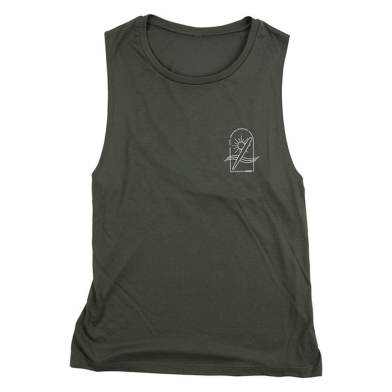 Radar Lyric Women’s Tank in Military Green