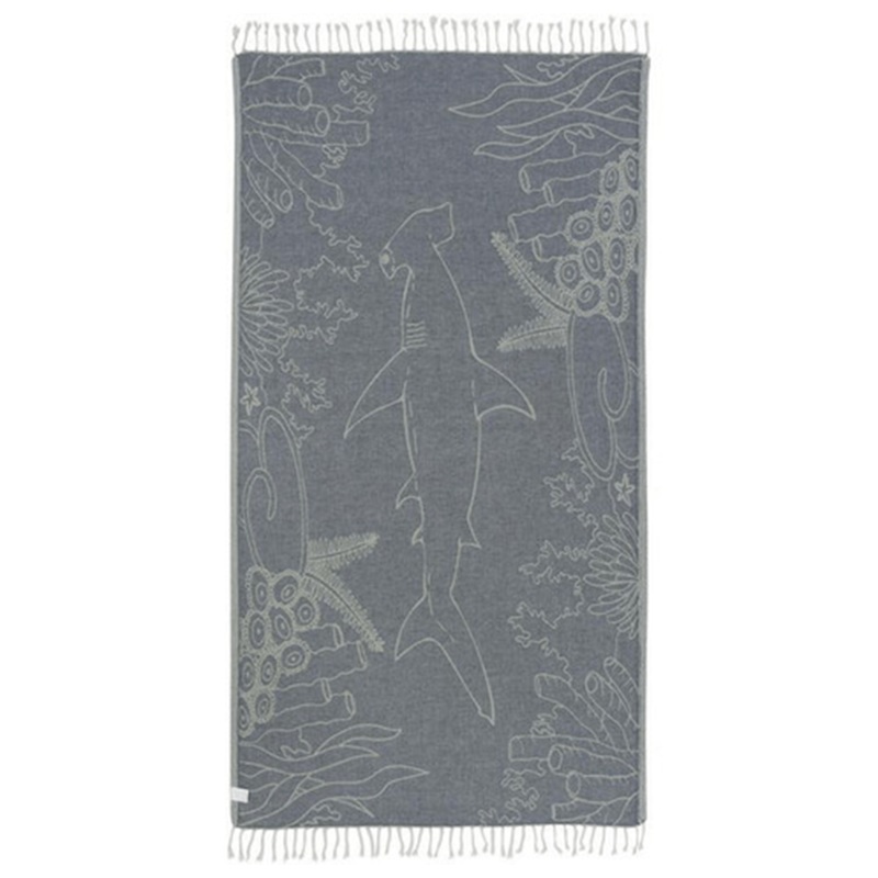 Sand Cloud Sage Hammerhead Reef Beach Towel