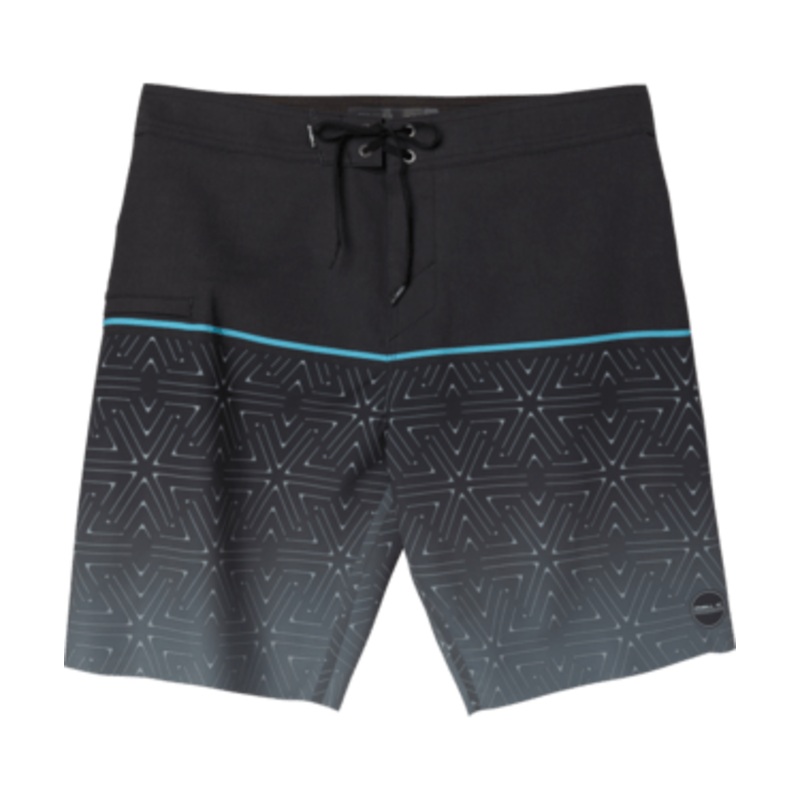 O’Neill Hyperfreak TRVLR Nomad Boardshorts in Black
