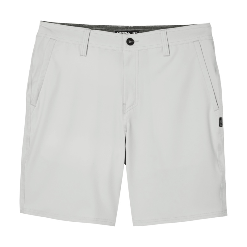 O’Neill Reserve Heather 19″ Hybrid Shorts in Fog