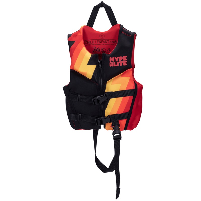 Hyperlite Boy’s Child Indy CGA Life Jacket in Black/Red