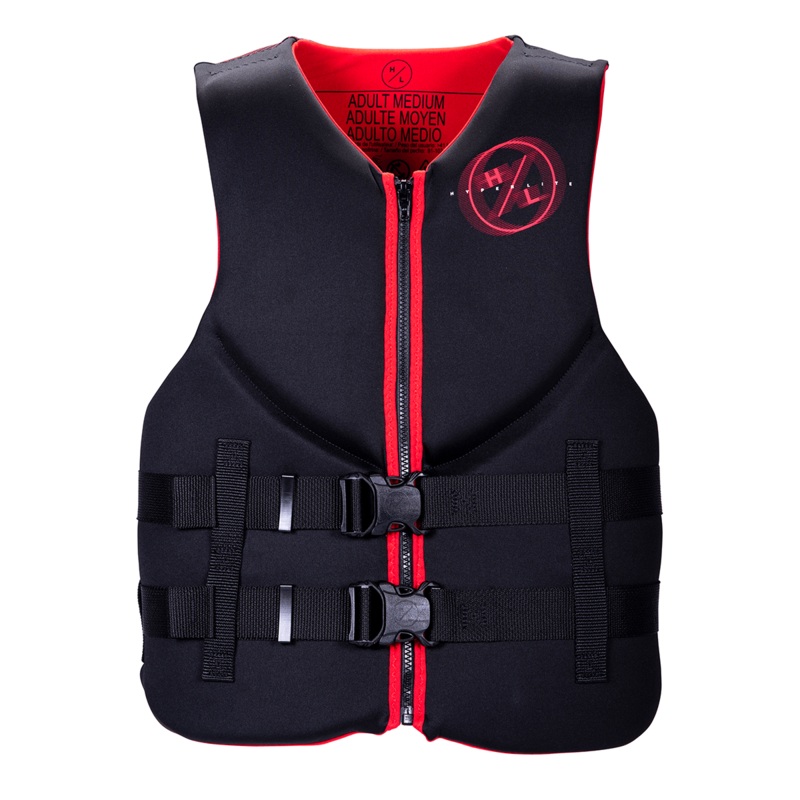 Hyperlite Men’s Indy CGA Life Jacket in Black/Red
