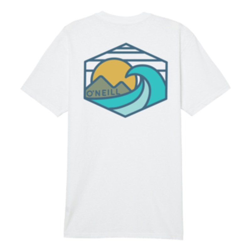 O’Neill Glassy Tee in White Heather