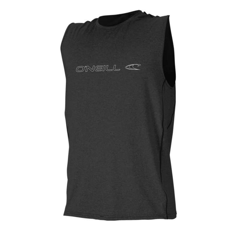 O’Neill Hybrid Sleeveless Sun Shirt in Black