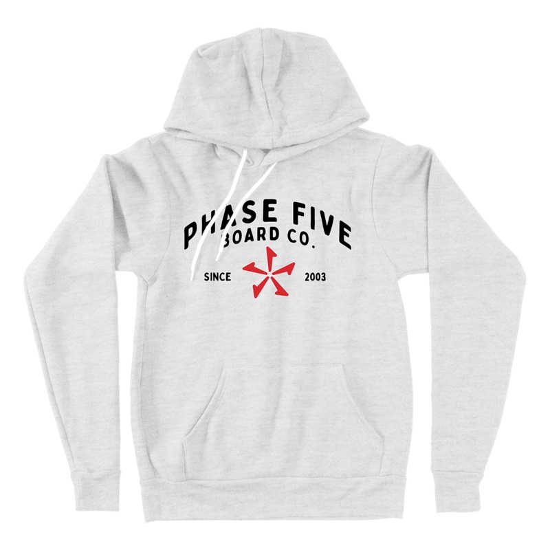 Phase 5 Captain Fleece Pullover Hoodie in Ash