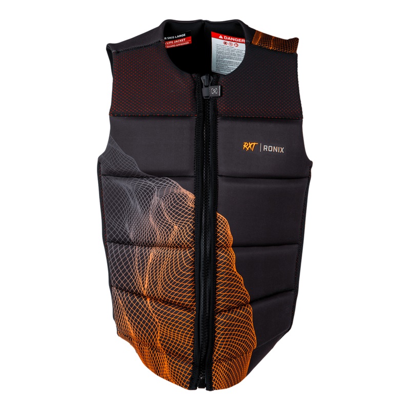 Ronix RXT Comp Wake Vest in Electro Orange / Black