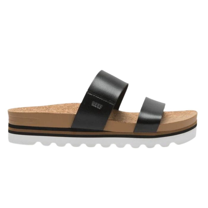 Reef Cushion Vista Hi Black Women’s Sandal