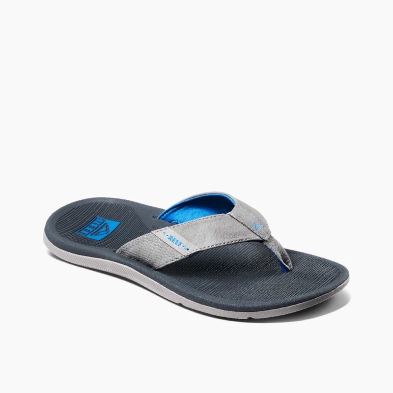 Reef Santa Ana Men’s Sandal in Blue/Light Grey