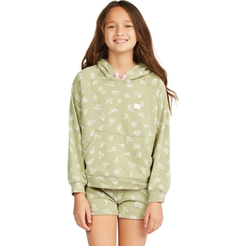 Billabong Pineapple Palms Girls Hoodie in Avocado