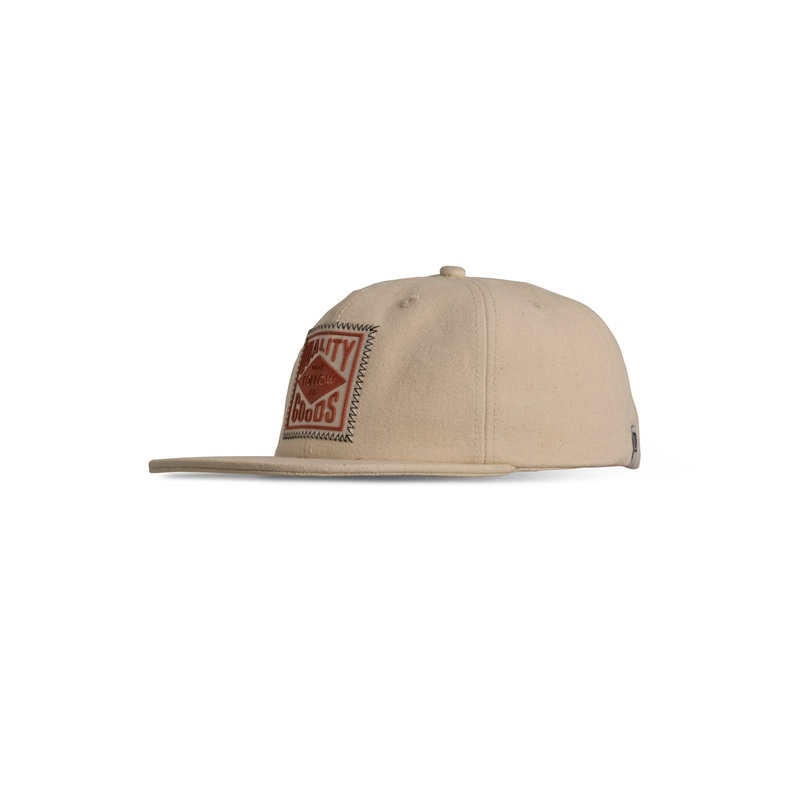 Follow Badge Formless Men’s Cap in Natural