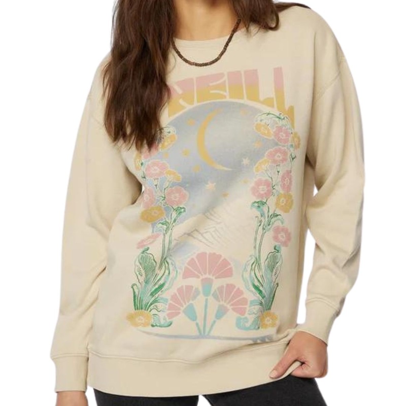 O’Neill Daily Pullover Fleece in Stone